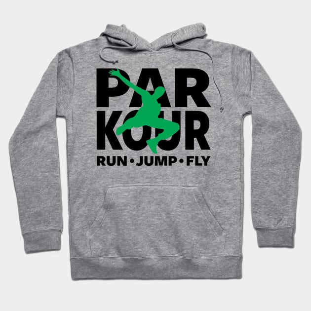 PARKOUR - FREERUNNING - TRACEUR Hoodie by Tshirt Samurai